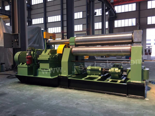 機械(xie)三輥對(dui)稱式卷(juàn)闆機