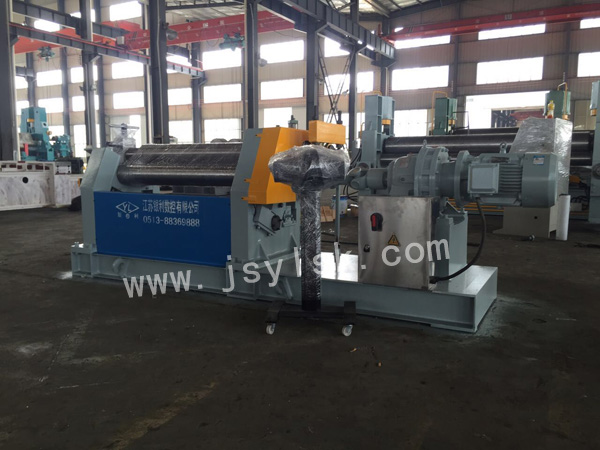 機械三(san)輥非對稱(cheng)式卷闆機(jī)